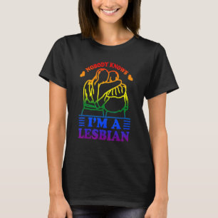 Camiseta Ninguém sabe que sou lésbica