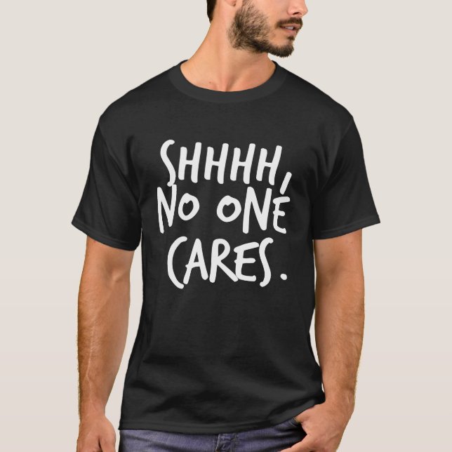 Camiseta Ninguém se importa (Frente)
