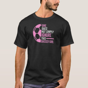 Camiseta ninguém simplesmente ignora futebol feminino Socc