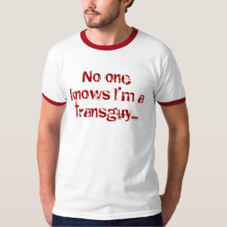 Camiseta Ninguém soube que eu sou um transguy…