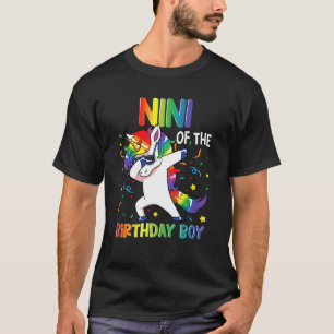 Camiseta Nini, da Festa de aniversário, Garotos Dabbing Uni