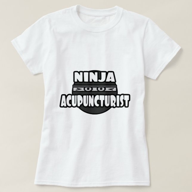 Camiseta Ninja Acupunturista (Frente do Design)
