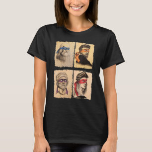 Camiseta Ninja Artists Poster Style Pop Art