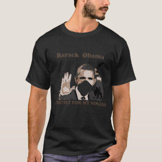 Camiseta Ninja Barack para o roupa escuro