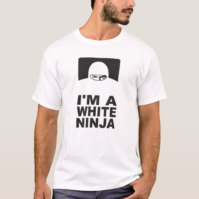 Camiseta Ninja branco (Frente)