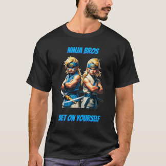 Camiseta Ninja Bros Aposte em Si Mesmo Básico
