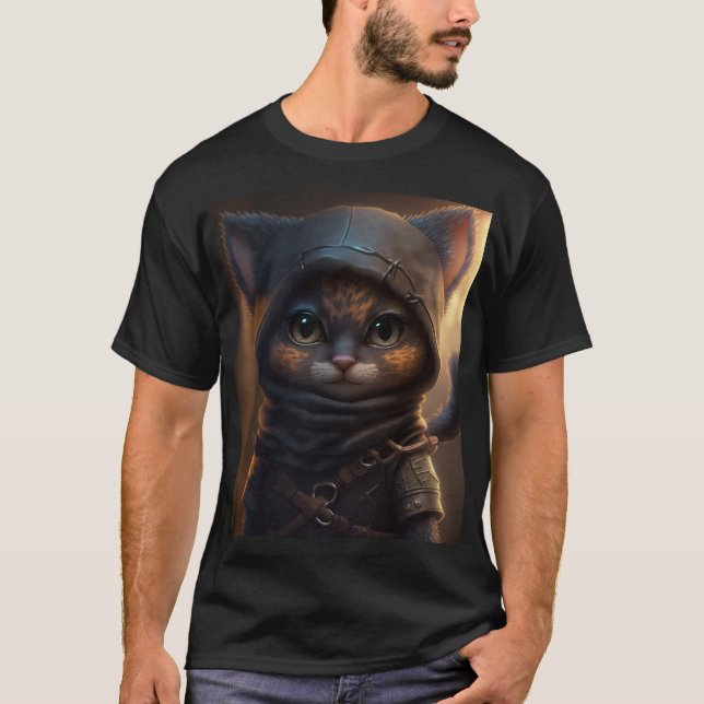 Camiseta Ninja Cat (Frente)