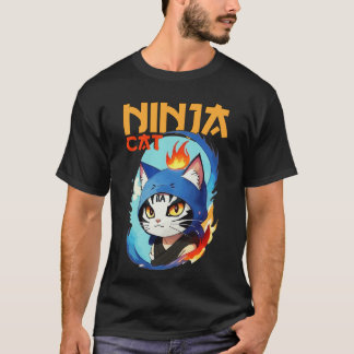 Camiseta Ninja Cat Hero Poster