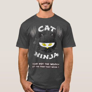 Camiseta Ninja Cat Meme Ninjutsu Anime Kawaii Lover