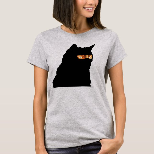 Camiseta Ninja Cat não é usada (Frente)
