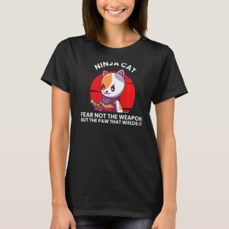 Camiseta Ninja Cat Ninjas Karate Warrior Graphic