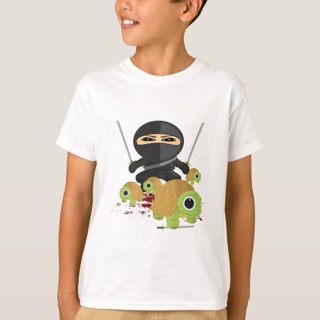 Camiseta Ninja com tartarugas (Frente)
