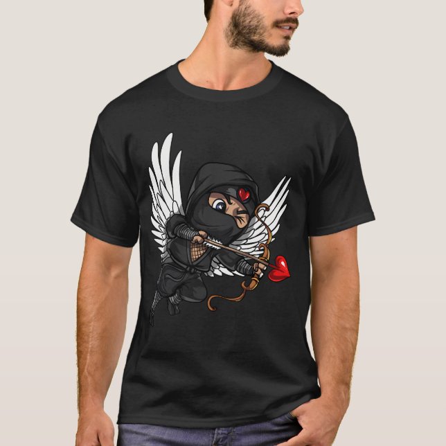 Camiseta Ninja Cupido Samurai (Frente)