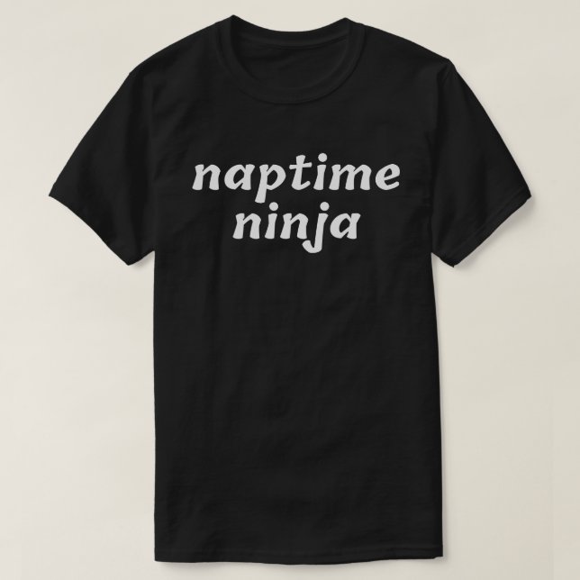 Camiseta Ninja da Hora da Soneca (Frente do Design)