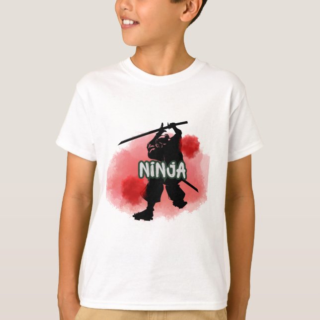 Camiseta Ninja da Lua de Sangue (Frente)
