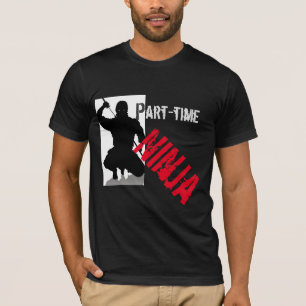 Camiseta ninja de meio expediente