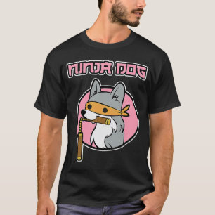Camiseta Ninja Dog for Men and Women Cute Ninja