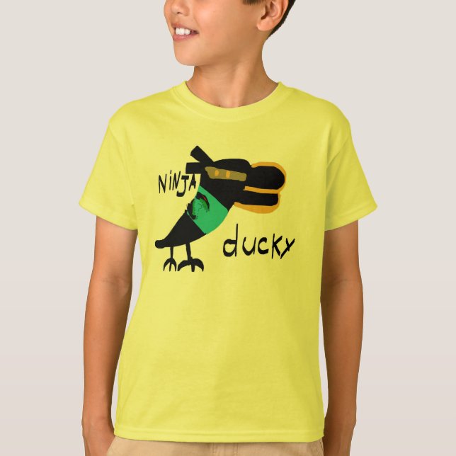 Camiseta Ninja Ducky de Levi Roberts (Frente)