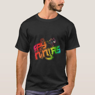 Camiseta Ninja E Spy - Crianças Ninja Aniversário de crianç