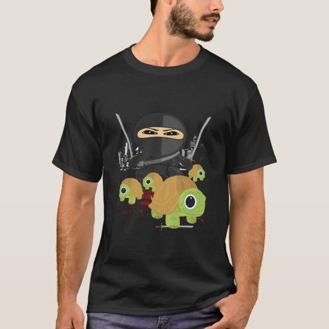 Camiseta Ninja e Tartarugas (Frente)