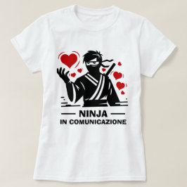 Camiseta Ninja em comunicazione T-shirt