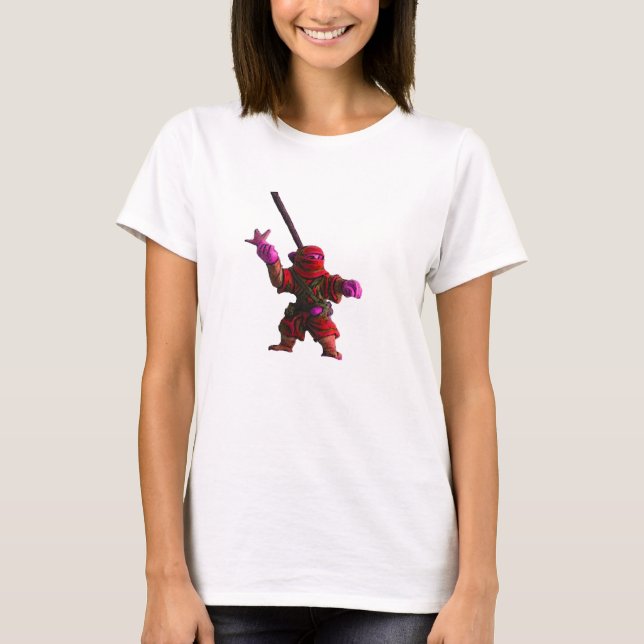 Camiseta Ninja em Vermelho (Frente)
