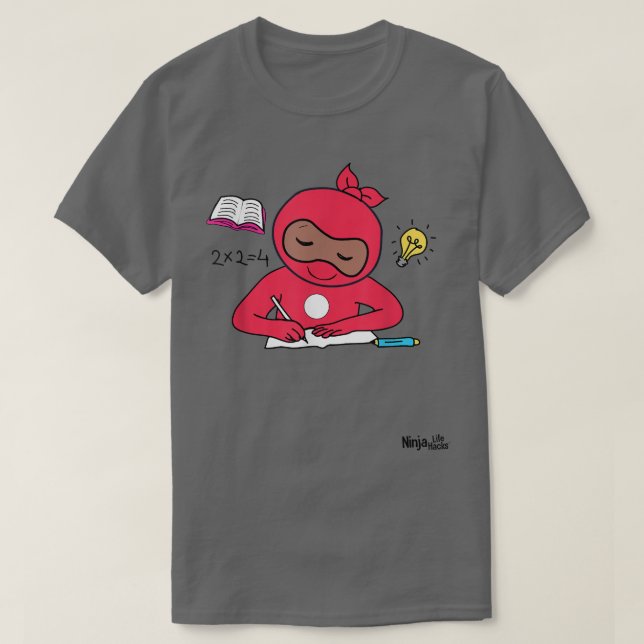 Camiseta Ninja focada (Frente do Design)