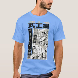 Camiseta Ninja Japonês com Kanji - Kat Guerreiro do Japão L