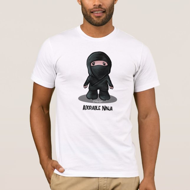 Camiseta Ninja KiniArt Adorável (Frente)