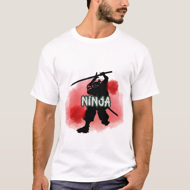 Camiseta Ninja Lua de Sangue (Frente)