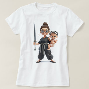 Camiseta Ninja Mãe