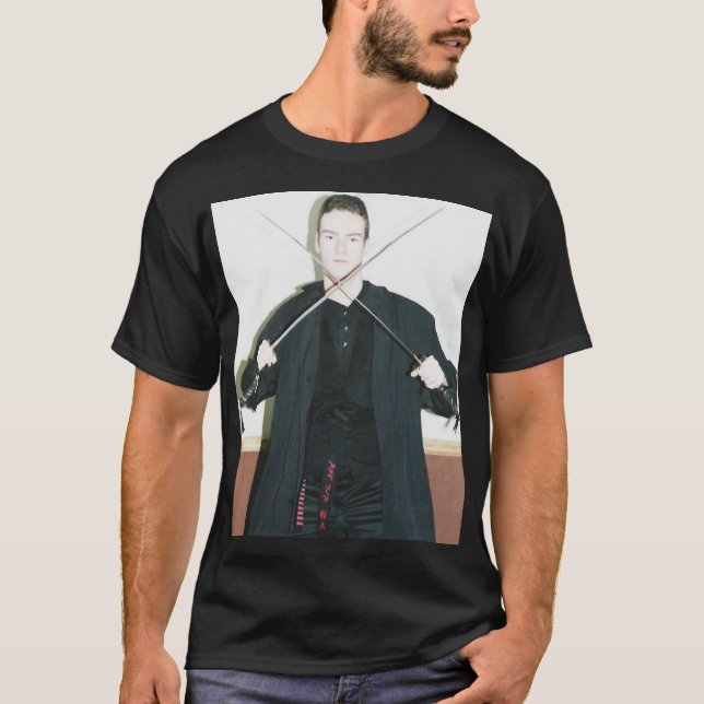 Camiseta Ninja metálico escuro pelo luar (Frente)