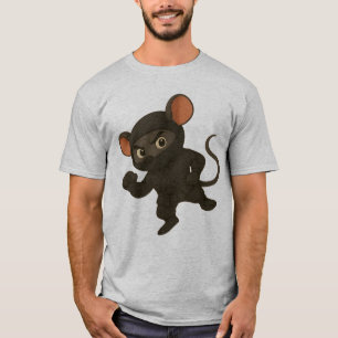 Camiseta Ninja Mouse T-Shirt Cartoon Engraçado Artes Marc