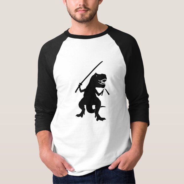 Camiseta Ninja Nicky T-Rex (Frente)