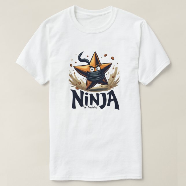 Camiseta Ninja no Training Star (Frente do Design)
