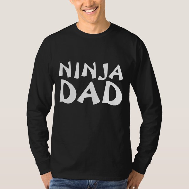 Camiseta NINJA PAI Engraçado T-Shirts (Frente)