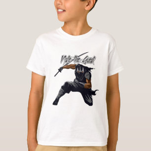 Camiseta Ninja para rapazes. presente de Excelente