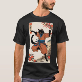 Camiseta Ninja Paws: Greve à Meia-Noite