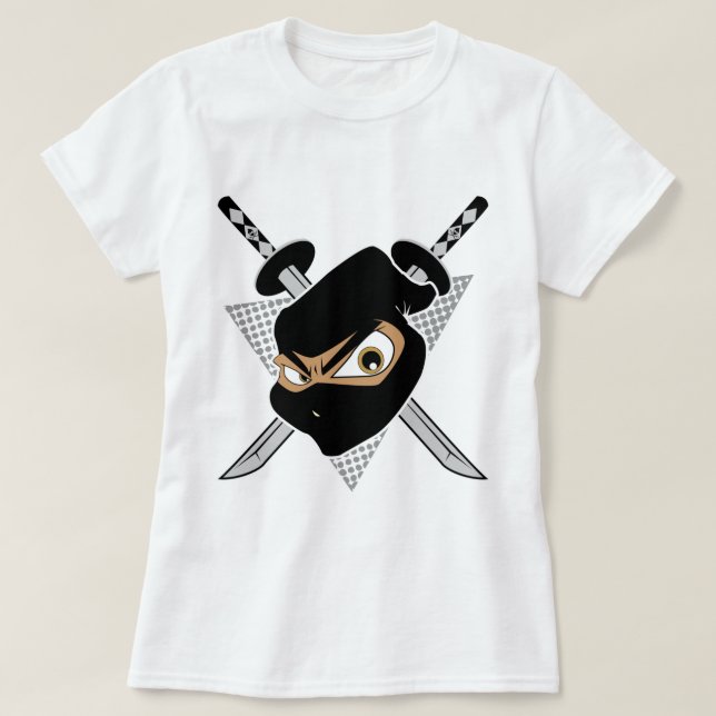 Camiseta Ninja Poderoso Cinza (Frente do Design)