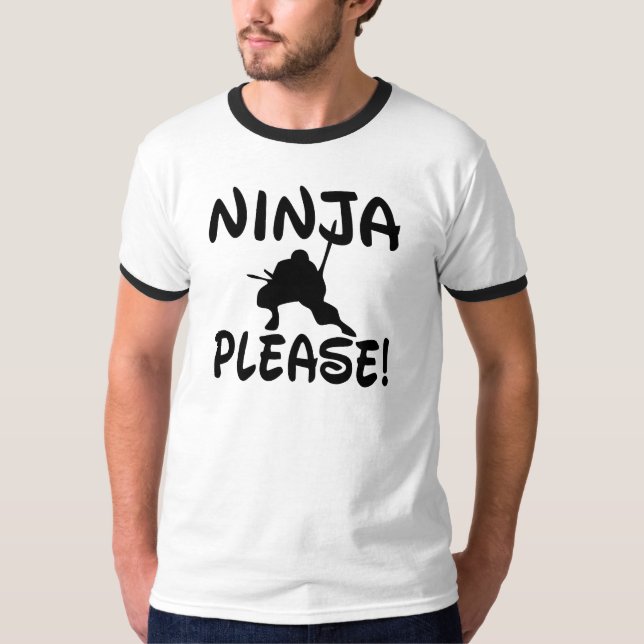 Camiseta Ninja, por favor! (Frente)
