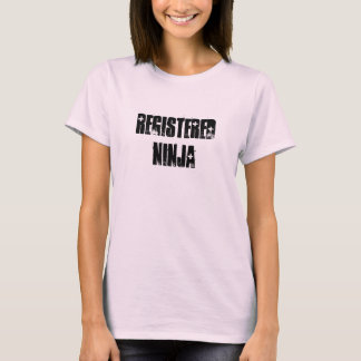 Camiseta Ninja registrado