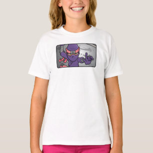 Camiseta Ninja Roxo Personalizável
