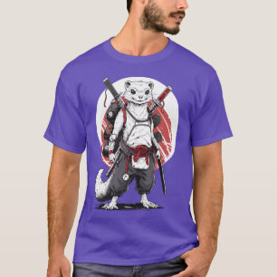 Camiseta Ninja Samurai Anime Furão Mangá Guerreiro menino