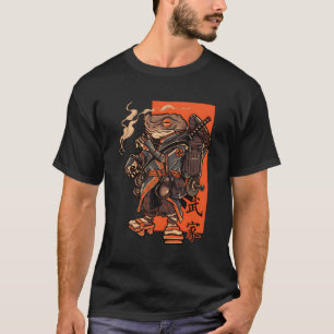 Camiseta Ninja Samurai Katana - Toad japonês