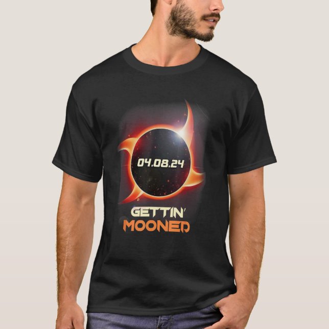 Camiseta Ninja Shuriken Total Eclipse Solar A Ser Moonado (Frente)
