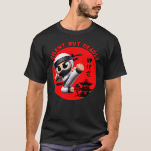 Camiseta Ninja Silenciosa, mas Mortal