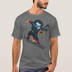 Camiseta Ninja Snowboard Snowboarder Snowboard Winter Sp