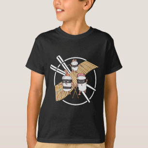 Camiseta Ninja Sushi Começa Uma Missão De Emergência Karate