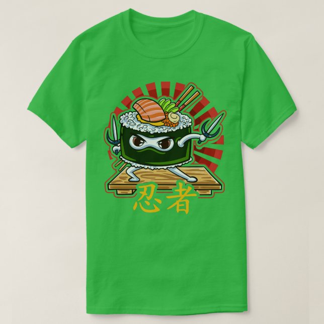 Camiseta Ninja Sushi Japão (Frente do Design)