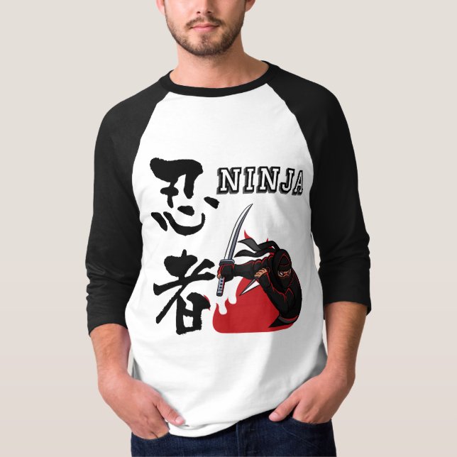 Camiseta Ninja - Time to go to battle- (Frente)